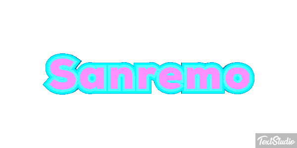 Sanremo Efeito do texto