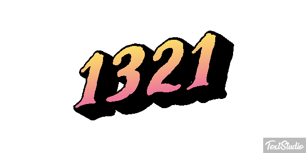 1321 テキスト効果