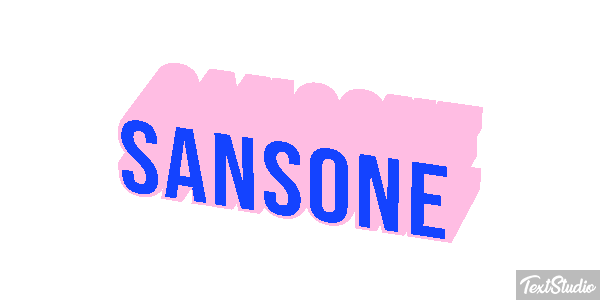 Sansone Текстовый эффект