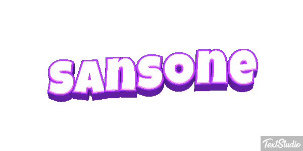 Sansone Текстовый эффект