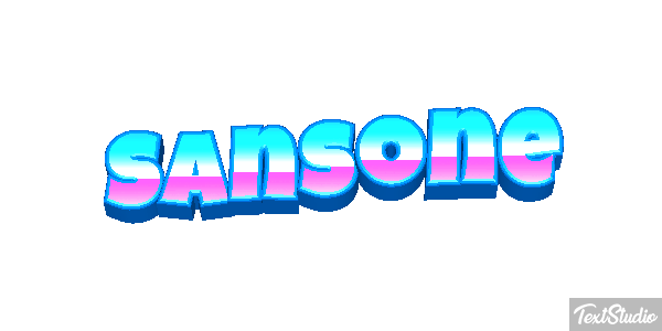 Sansone Текстовый эффект