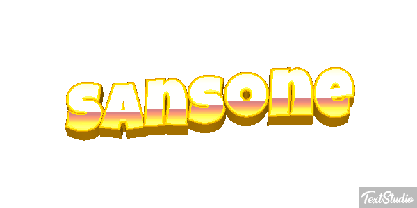 Sansone Текстовый эффект