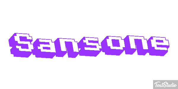 Sansone Текстовый эффект