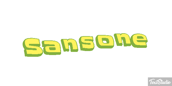 Sansone Текстовый эффект