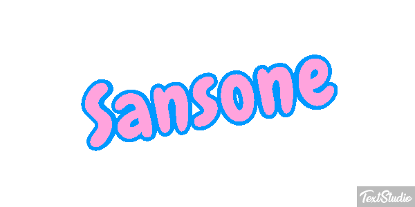 Sansone Текстовый эффект