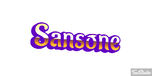 Sansone Текстовый эффект