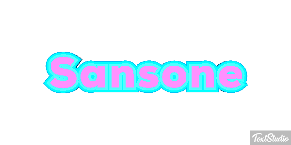 Sansone Текстовый эффект