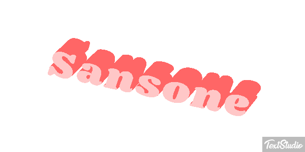 Sansone Текстовый эффект