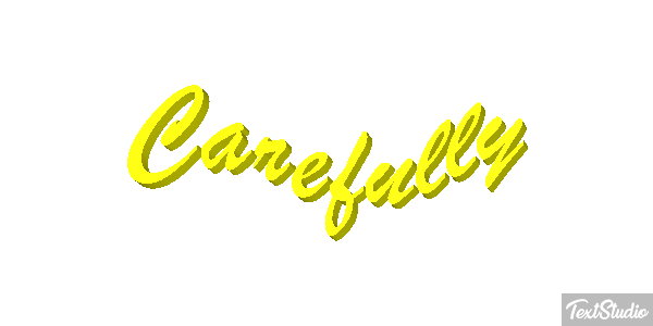 Carefully Tekst effect