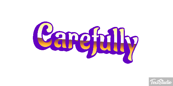 Carefully Tekst effect