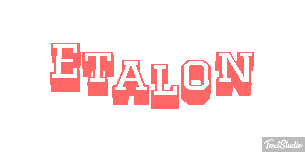 Étalon Effet de texte