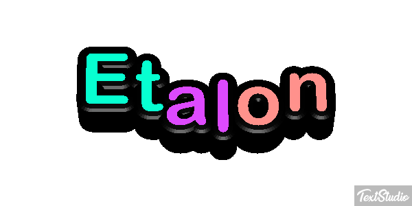 Étalon Effet de texte