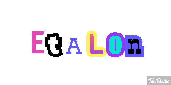 Étalon Effet de texte