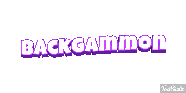 Backgammon Efecto de texto