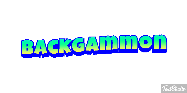 Backgammon Efecto de texto