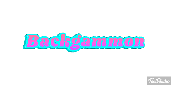 Backgammon Efecto de texto