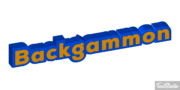 Backgammon Efecto de texto