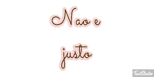 Não é justo Efeito do texto