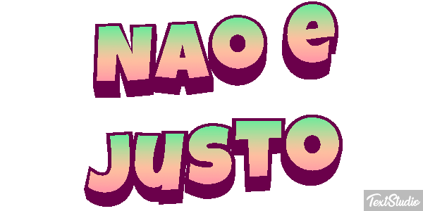 Não é justo Efeito do texto