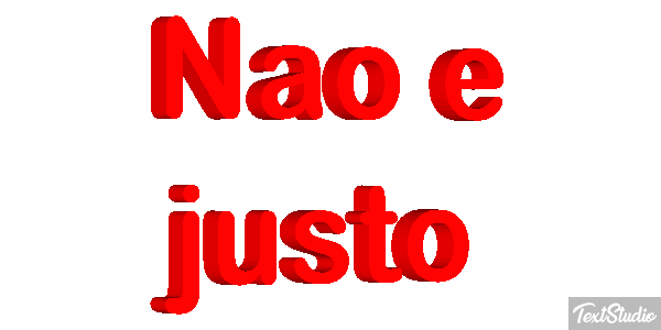 Não é justo Efeito do texto