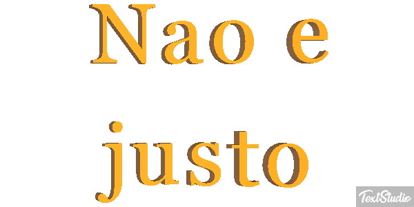 Não é justo Efeito do texto