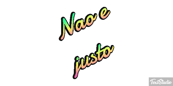 Não é justo Efeito do texto