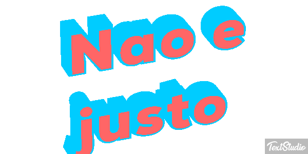 Não é justo Efeito do texto