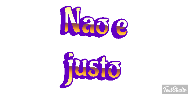 Não é justo Efeito do texto
