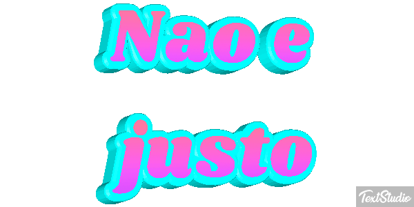 Não é justo Efeito do texto