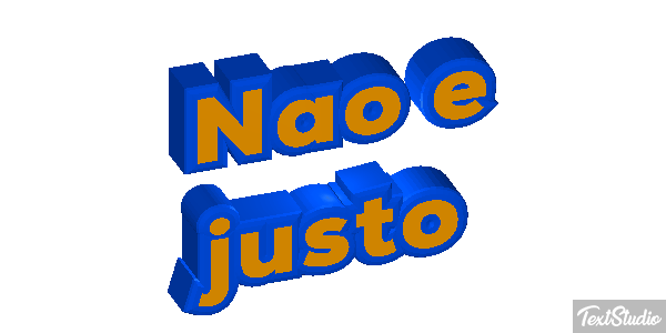 Não é justo Efeito do texto
