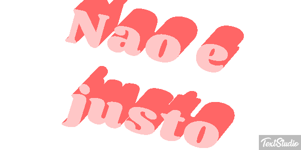 Não é justo Efeito do texto
