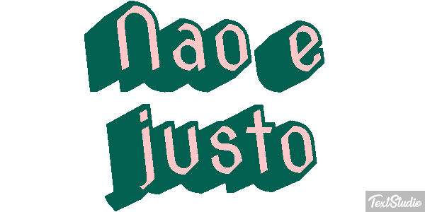Não é justo Efeito do texto