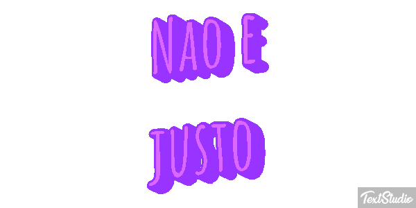 Não é justo Efeito do texto