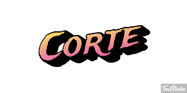 Corte Efeito do texto