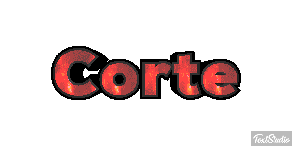 Corte Efeito do texto