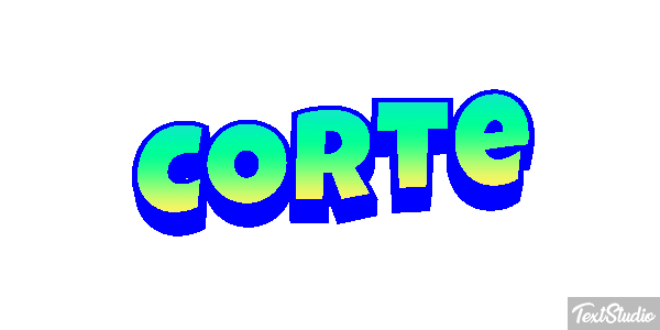 Corte Efeito do texto