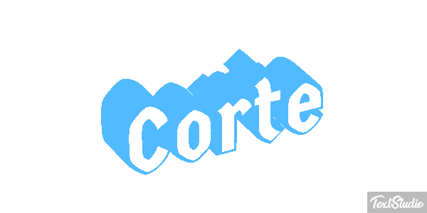 Corte Efeito do texto