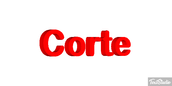 Corte Efeito do texto