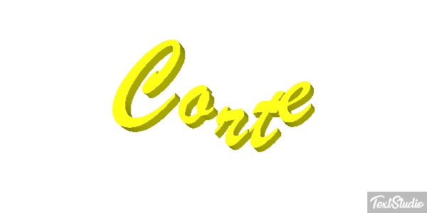 Corte Efeito do texto