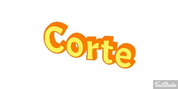 Corte Efeito do texto