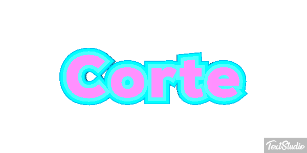 Corte Efeito do texto