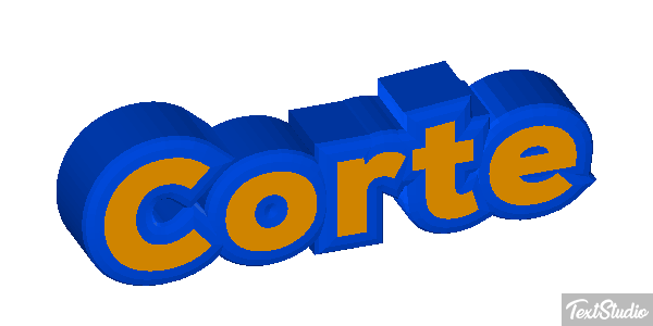 Corte Efeito do texto