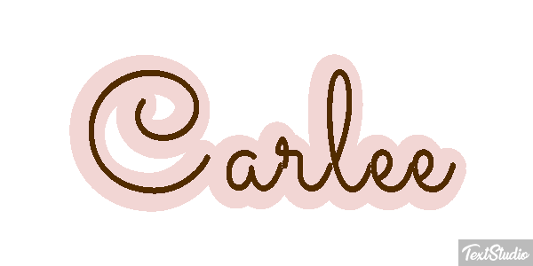 Carlee Efecto de texto