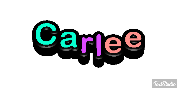 Carlee Efecto de texto