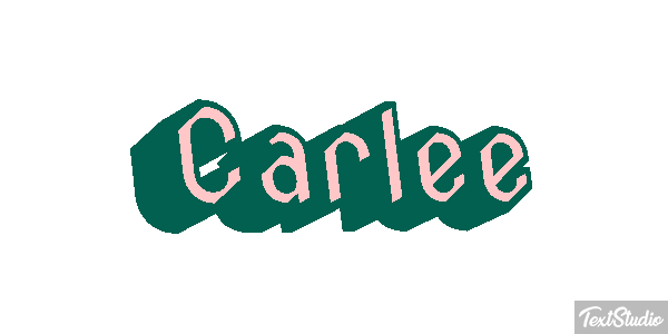 Carlee Efecto de texto