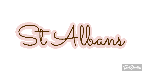 St Albans Efecto de texto