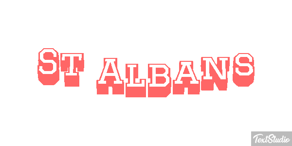 St Albans Efecto de texto