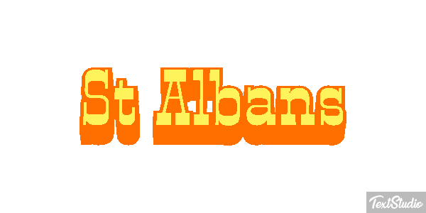 St Albans Efecto de texto