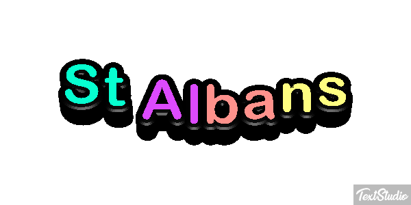 St Albans Efecto de texto