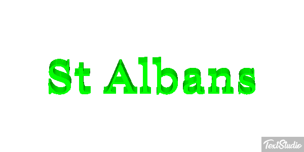 St Albans Efecto de texto